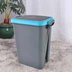 Apex Plastic Push N Pedal Dust Bin | Hands-Free Operation, Compact Design 6.5 Liters (1 Pc / Mix Color)