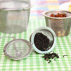 Spice filter mesh ball with locking lid