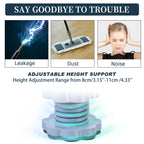 Adjustable Anti-Vibration Washing Machine Support Stand – Non-Slip PVC Lifting Stand (4 Pc Set)