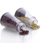 6-Piece Plastic Spice Jar Set with Stand