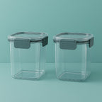 Apex Press N’ Lock Airtight Food Storage Container Set (2Pc/900ml) Approx