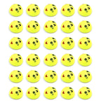 Fun pull-back smiley toys in different designs