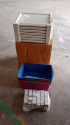 6-Layer Multi-Colored Plastic Storage Drawer Cabinet