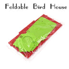 Compact wooden birdhouse for backyard birds