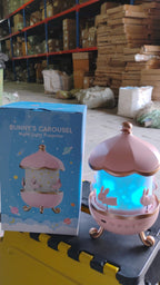 Bunny’s Carousel Rotating LED Night Light
