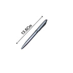 Detailed view of the pack of 50 silver ballpoint pens, focusing on their uniform appearance