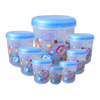 Stackable containers with seals