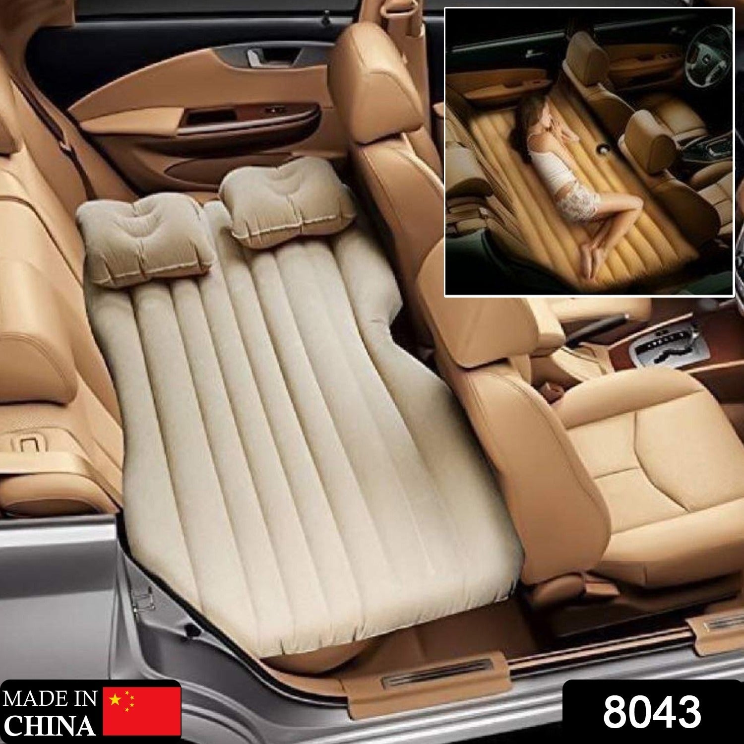 Car Bed Air Sofa With Two Inflatable Pillow And Air Pump