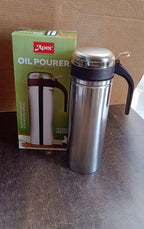 Apex 1000ml Approx. Stainless Steel Oil Pourer (1 Pc)