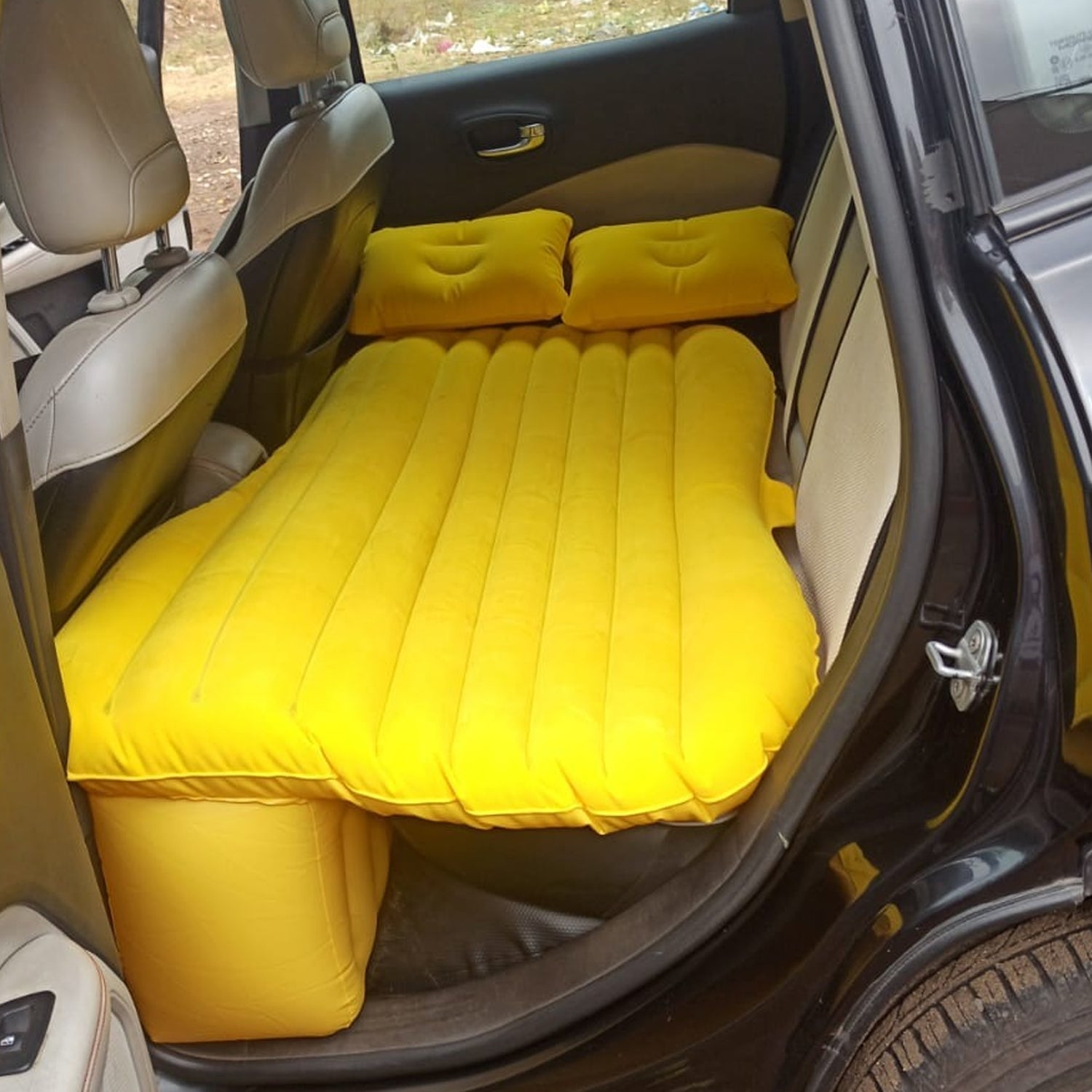 Car Bed Air Sofa With Two Inflatable Pillow And Air Pump